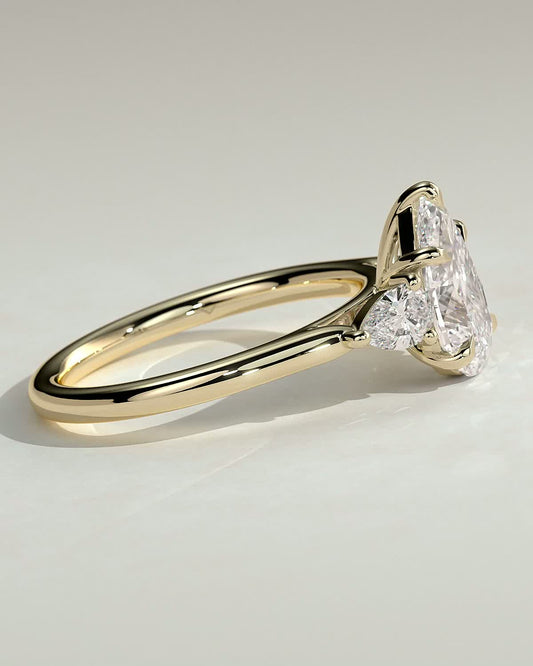 Round Halo, Pave & Split Shank Engagement Ring – 1.93 CT Lab Grown Diamond