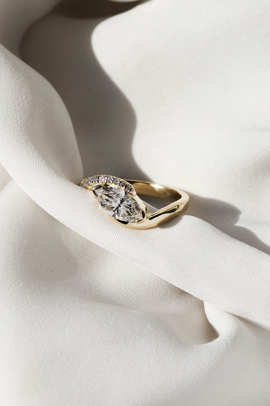 2 CT Round Three Stones Lab Grown Diamond Engagement Ring