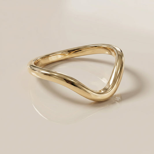 0.13 TCW Round Twisted DEF/VVS Lab Grown Diamond Wedding Band