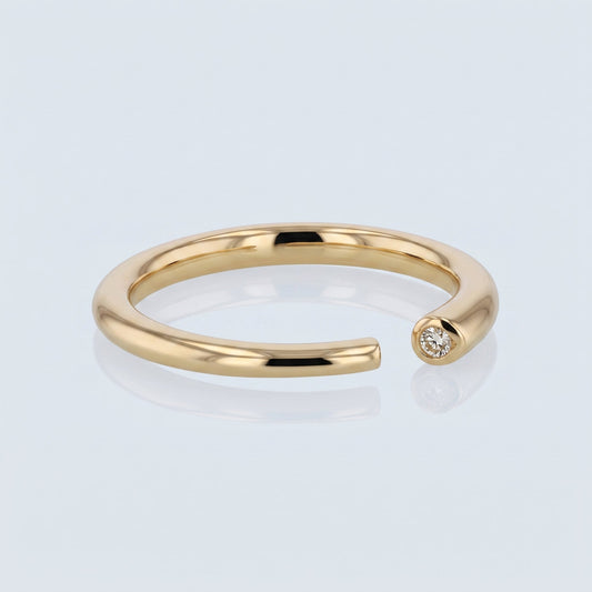 0.2 TCW Round Diamond Half Eternity DEF/VVS Lab Grown Wedding Band