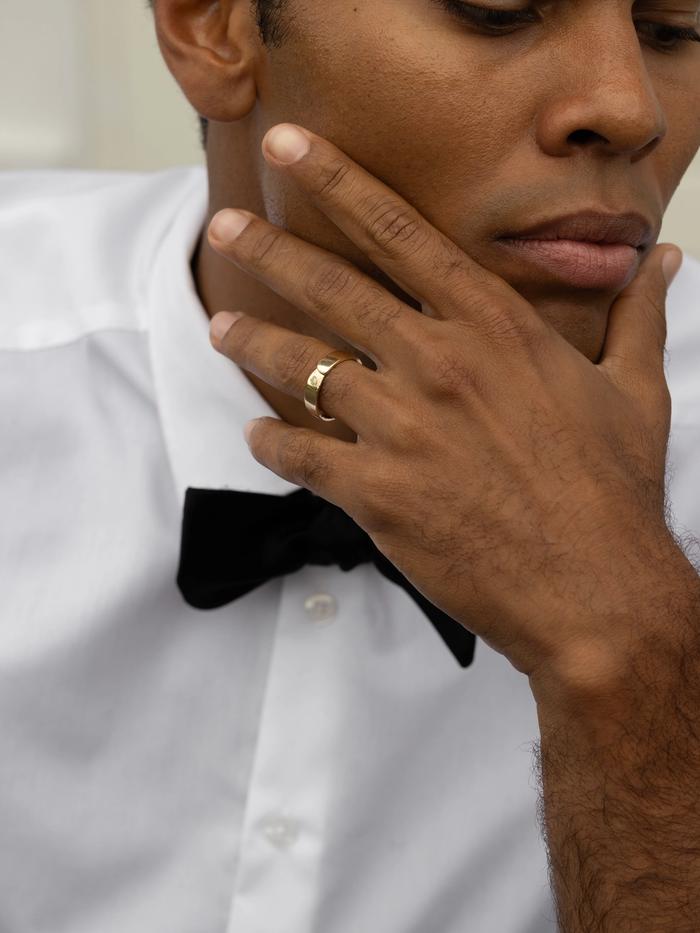 Marquise Cut Cluster Styled Lab Grown Wedding Band