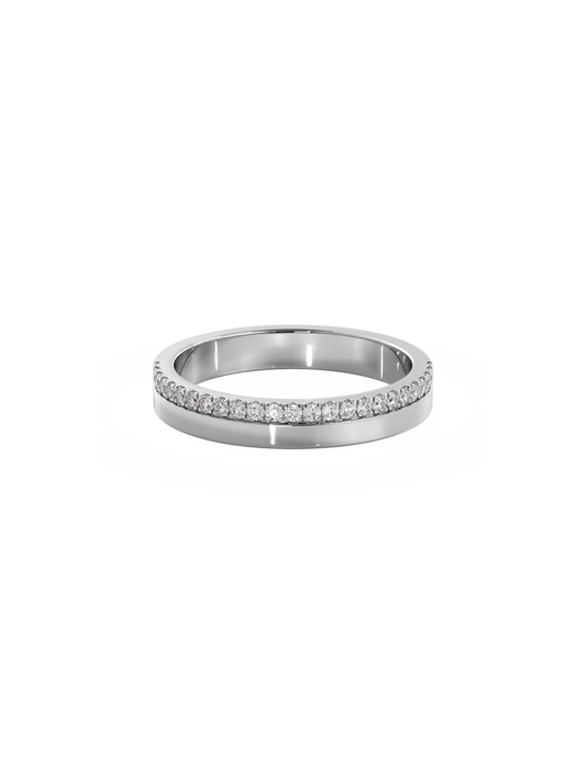 0.37 CT Round Full Eternity Lab Grown Diamond Wedding Band
