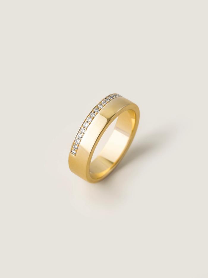 Marquise Cut Cluster Styled Lab Grown Wedding Band