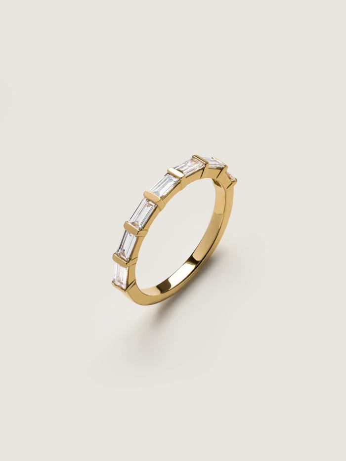 Marquise Cut Cluster Styled Lab Grown Wedding Band
