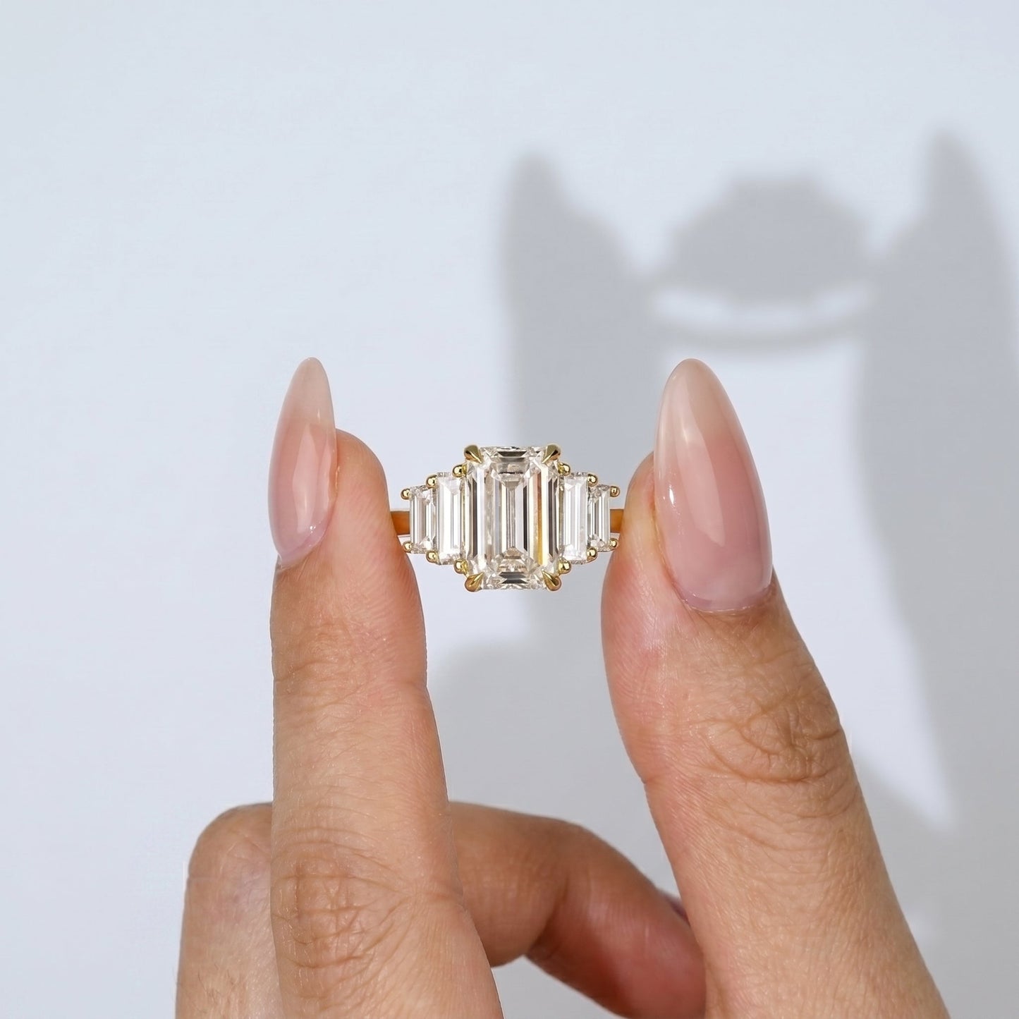 Marquise Swirl Solitaire Engagement Ring – 1 CT Lab Grown Diamond