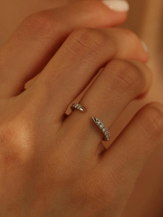 Marquise Cut Cluster Styled Lab Grown Wedding Band