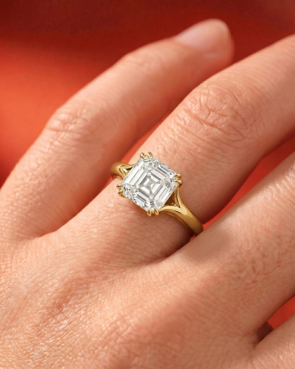 Marquise Solitaire With Tulip Prongs Lab Grown Diamond Engagement Ring