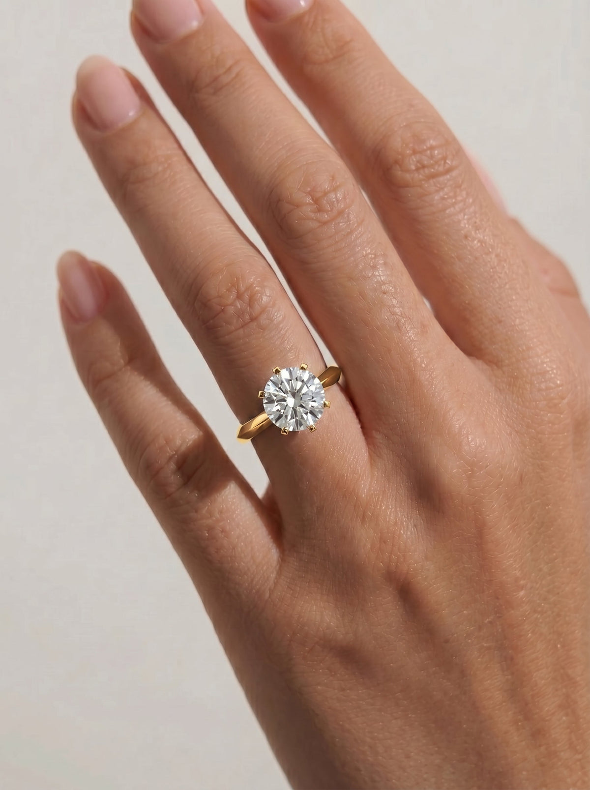 Marquise Solitaire With Tulip Prongs Lab Grown Diamond Engagement Ring