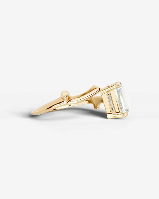 Marquise Solitaire With Tulip Prongs Lab Grown Diamond Engagement Ring