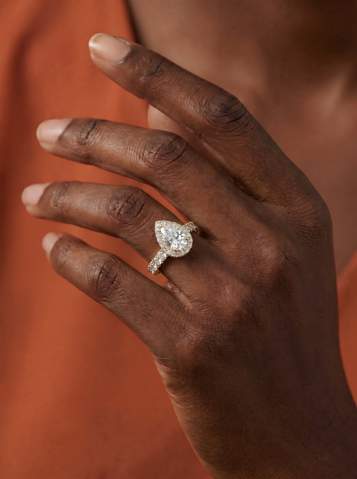 Marquise Solitaire With Tulip Prongs Lab Grown Diamond Engagement Ring