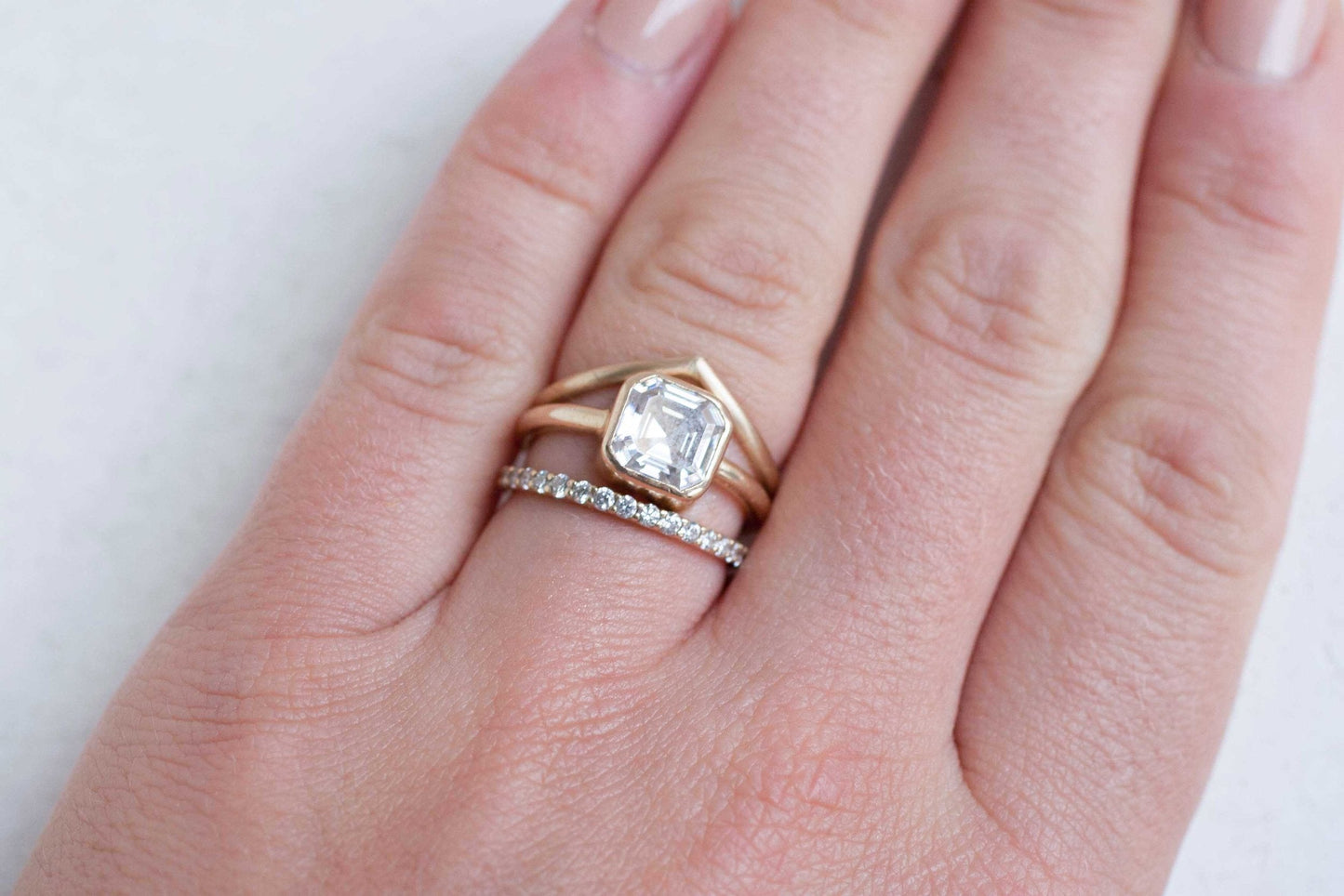 0.37 CT Round Full Eternity Lab Grown Diamond Wedding Band