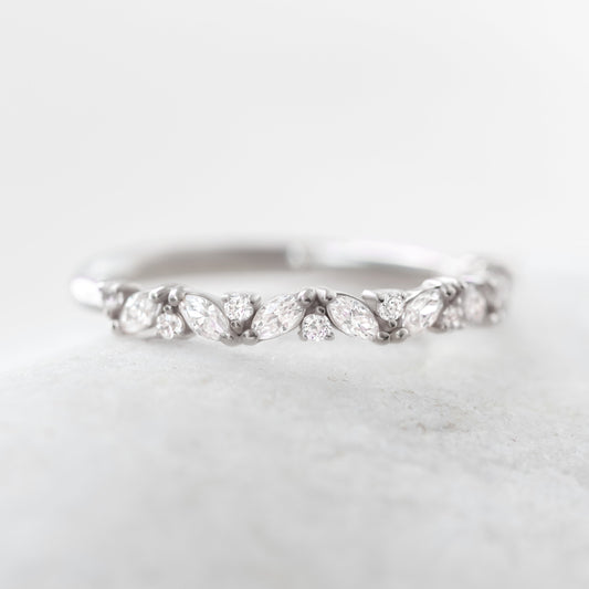0.37 CT Round Full Eternity Lab Grown Diamond Wedding Band