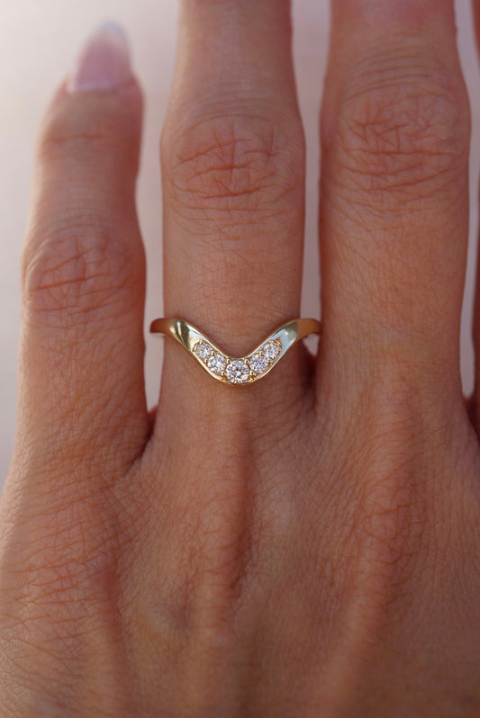 0.37 CT Round Full Eternity Lab Grown Diamond Wedding Band