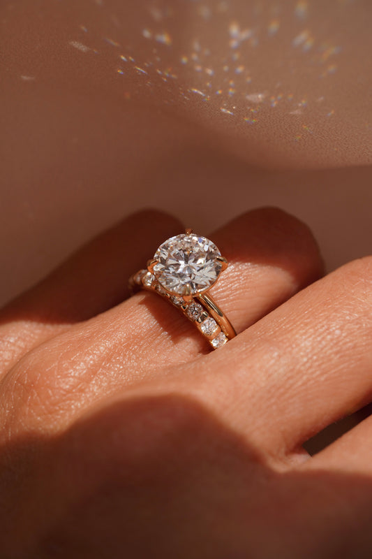0.37 CT Round Full Eternity Lab Grown Diamond Wedding Band