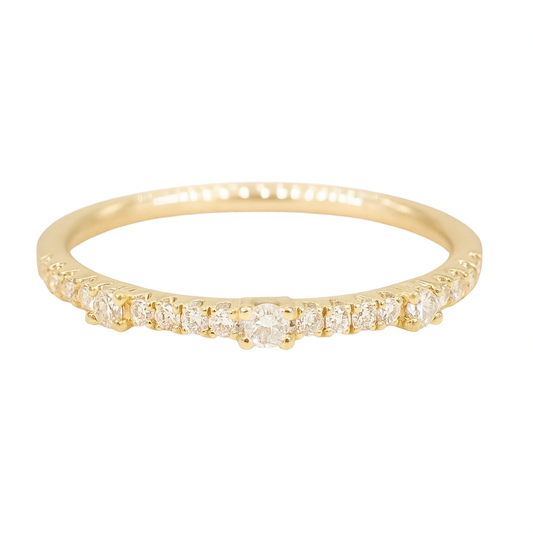 0.37 CT Round Full Eternity Lab Grown Diamond Wedding Band