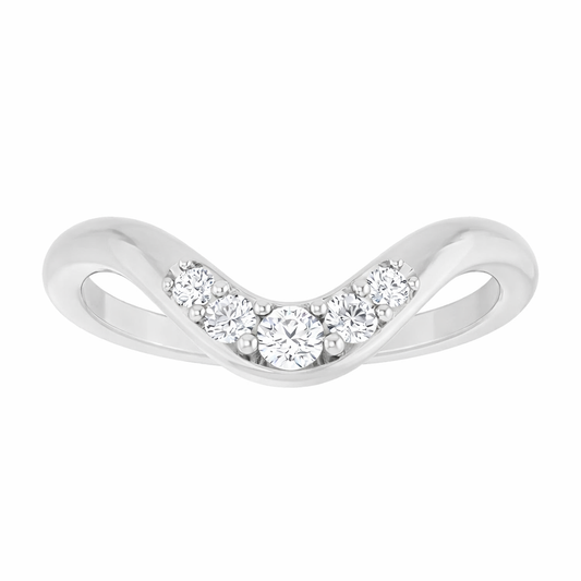 0.37 CT Round Full Eternity Lab Grown Diamond Wedding Band
