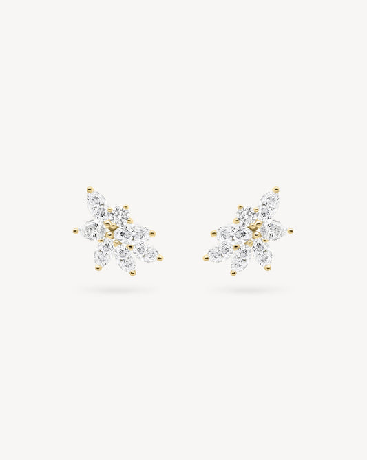 1.0 CT Round Bezel Solitaire Lab Grown Diamond Earrings