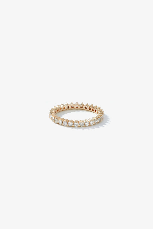 0.37 CT Round Full Eternity Lab Grown Diamond Wedding Band