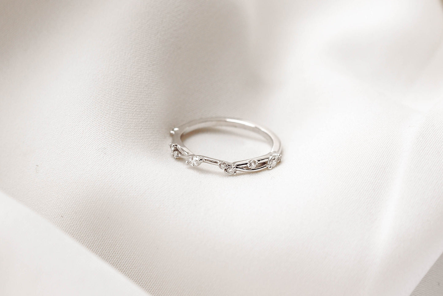 0.37 CT Round Full Eternity Lab Grown Diamond Wedding Band