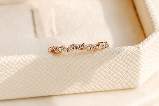 0.37 CT Round Full Eternity Lab Grown Diamond Wedding Band