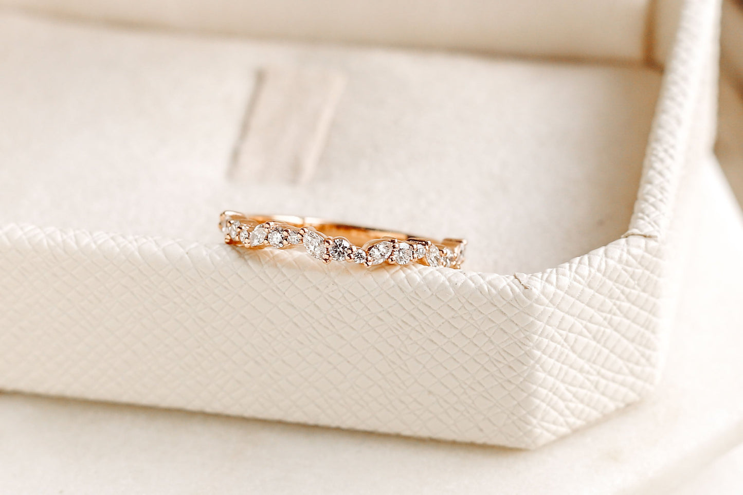 0.37 CT Round Full Eternity Lab Grown Diamond Wedding Band