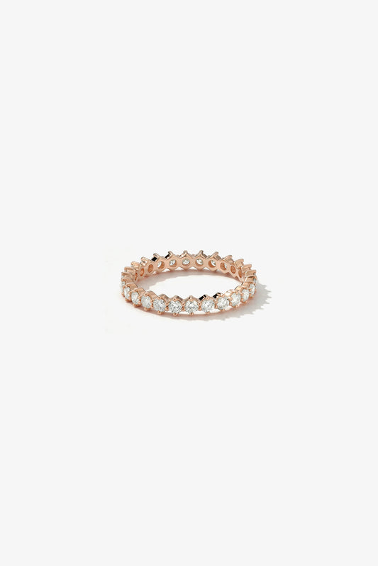 0.37 CT Round Full Eternity Lab Grown Diamond Wedding Band
