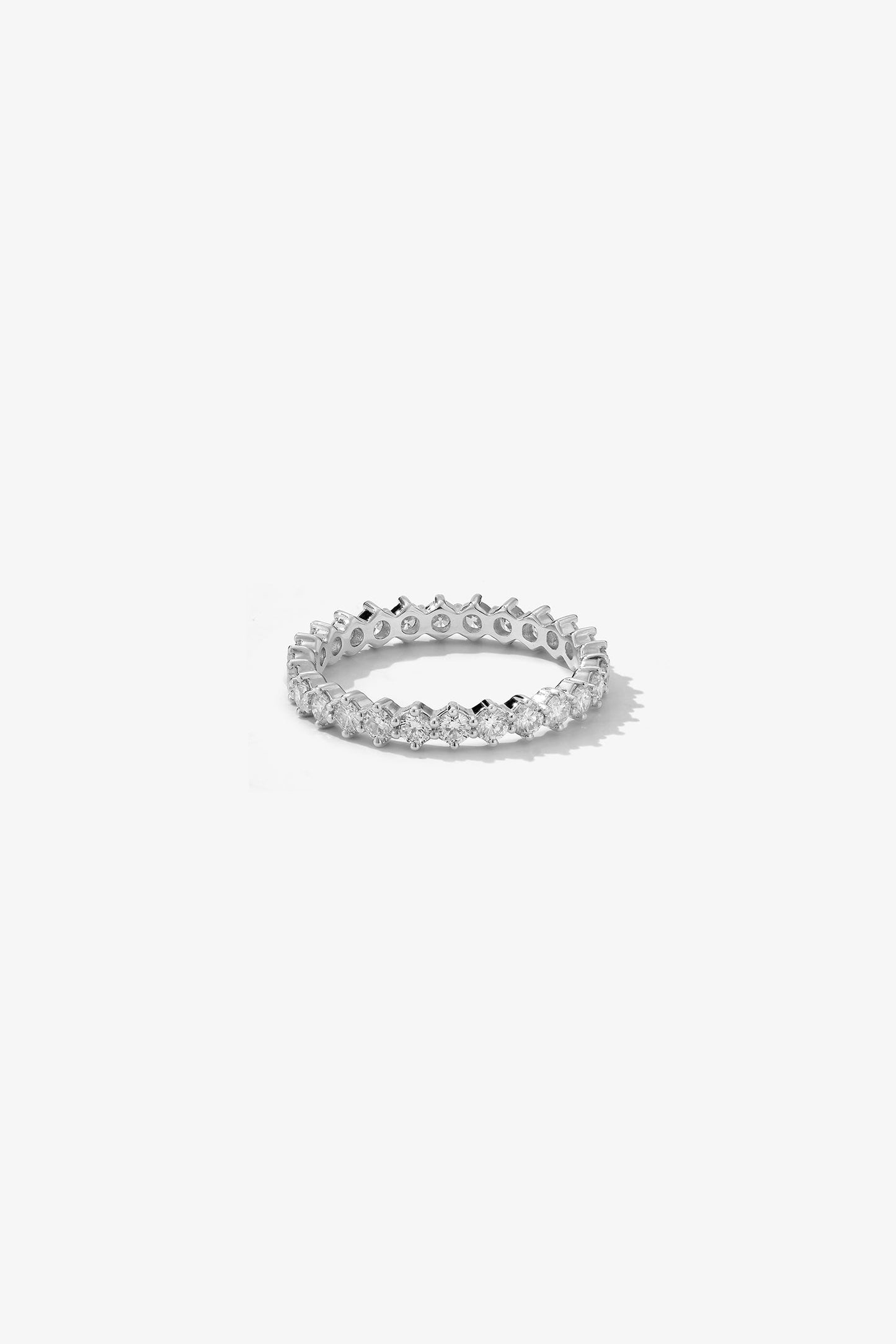 0.37 CT Round Full Eternity Lab Grown Diamond Wedding Band