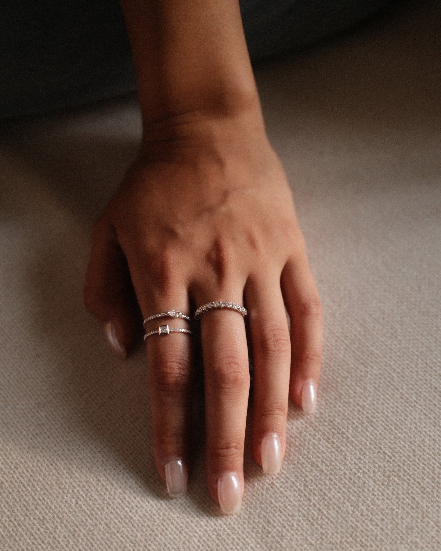 0.37 CT Round Full Eternity Lab Grown Diamond Wedding Band