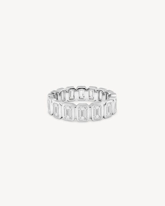 0.37 CT Round Full Eternity Lab Grown Diamond Wedding Band