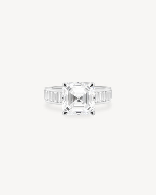 2 CT Round Three Stones Lab Grown Diamond Engagement Ring
