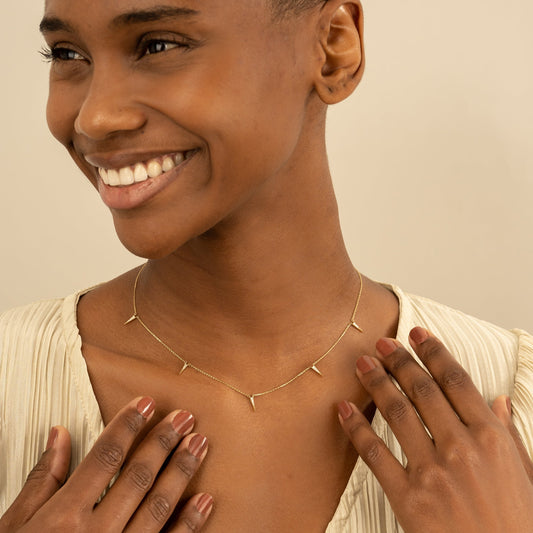 1.0 CT Round Bezel Solitaire Lab Grown Diamond Necklace