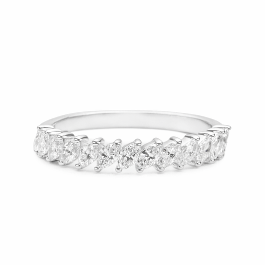0.37 CT Round Full Eternity Lab Grown Diamond Wedding Band