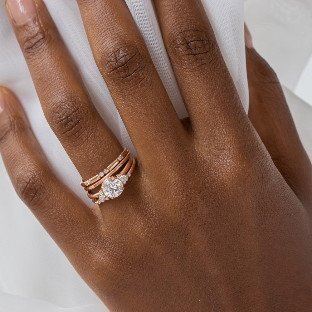 0.37 CT Round Full Eternity Lab Grown Diamond Wedding Band