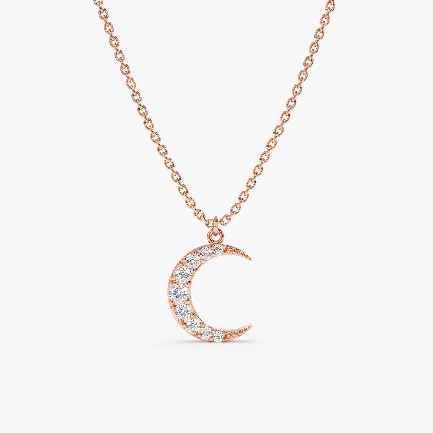 1.0 CT Round Bezel Solitaire Lab Grown Diamond Necklace