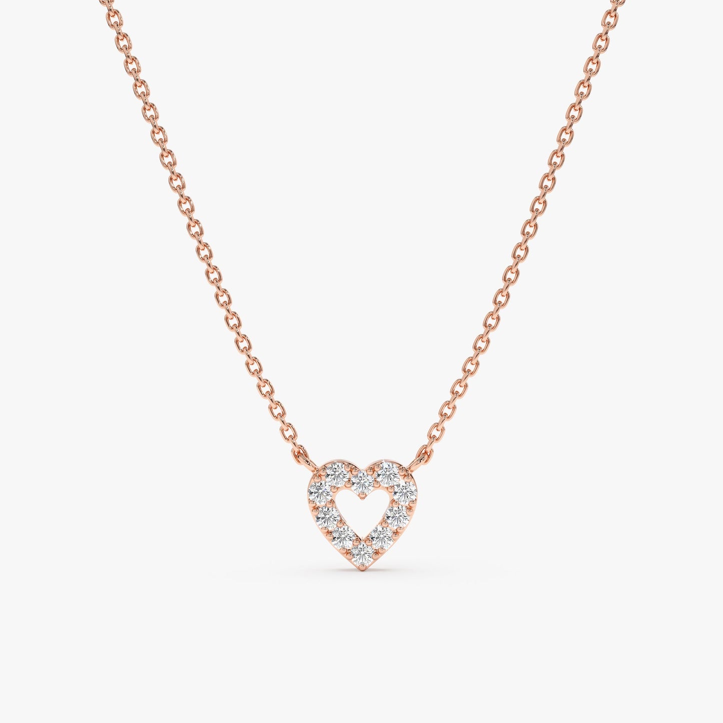 1.0 CT Round Bezel Solitaire Lab Grown Diamond Necklace