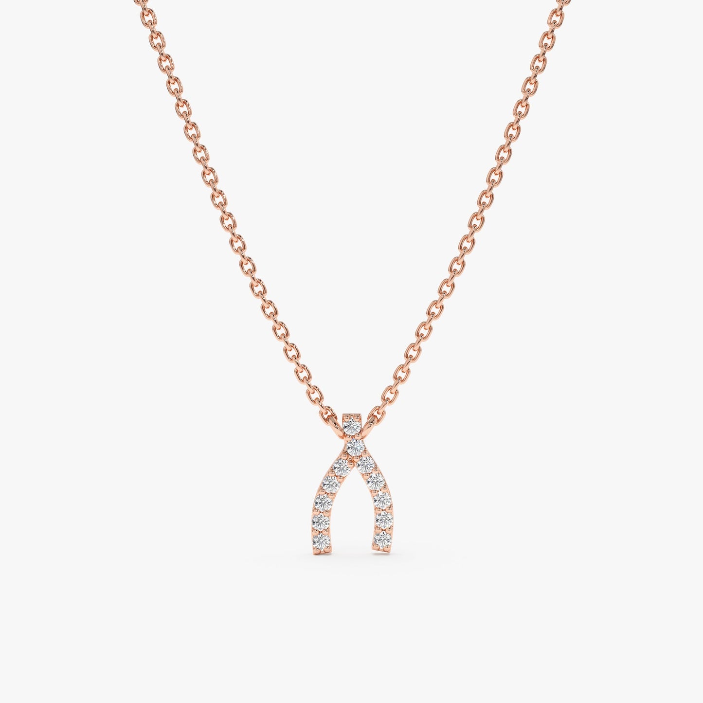 1.0 CT Round Bezel Solitaire Lab Grown Diamond Necklace
