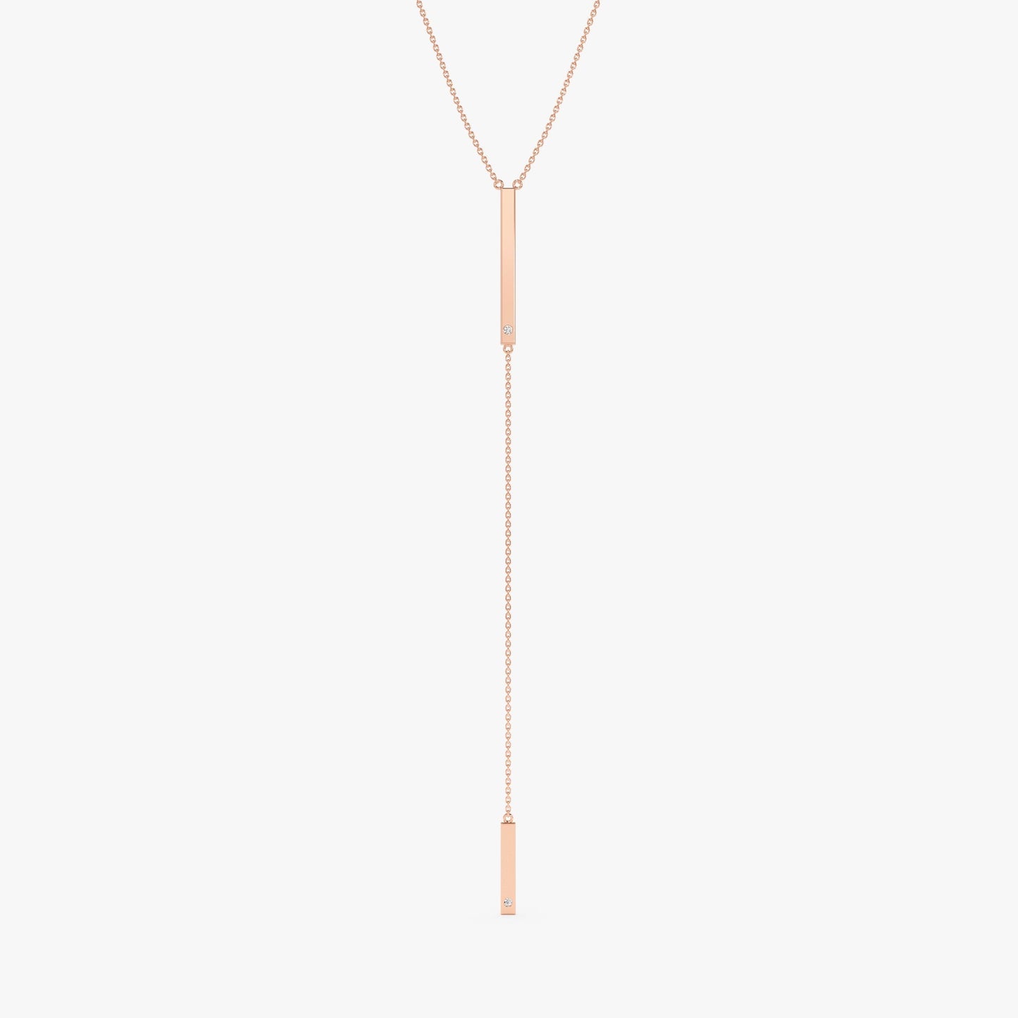 1.0 CT Round Bezel Solitaire Lab Grown Diamond Necklace