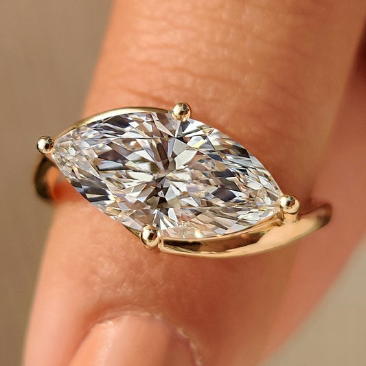 Cushion Hidden Halo Lab Grown Diamond Engagement Ring
