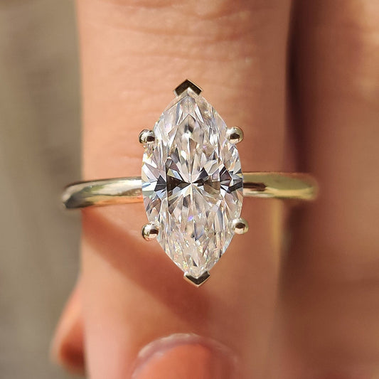 Cushion Hidden Halo Lab Grown Diamond Engagement Ring