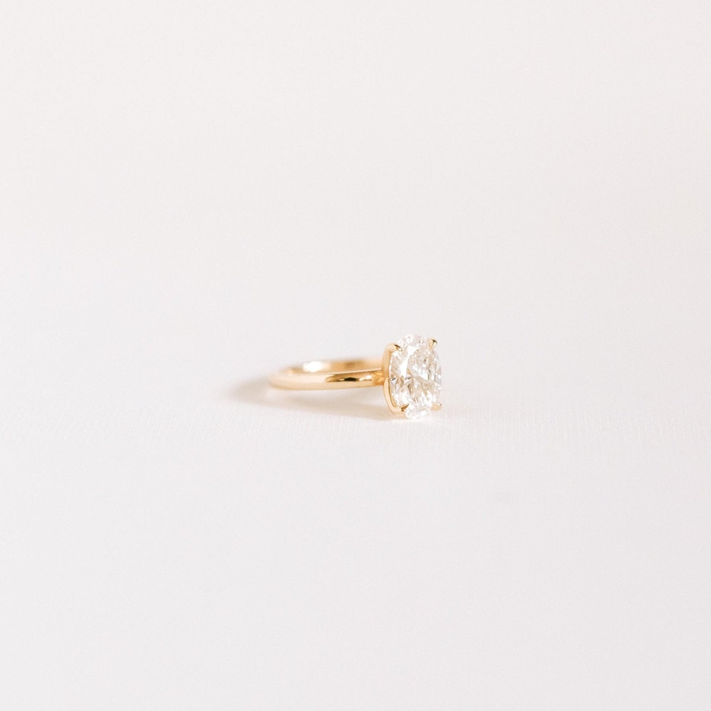 Cushion Hidden Halo Lab Grown Diamond Engagement Ring