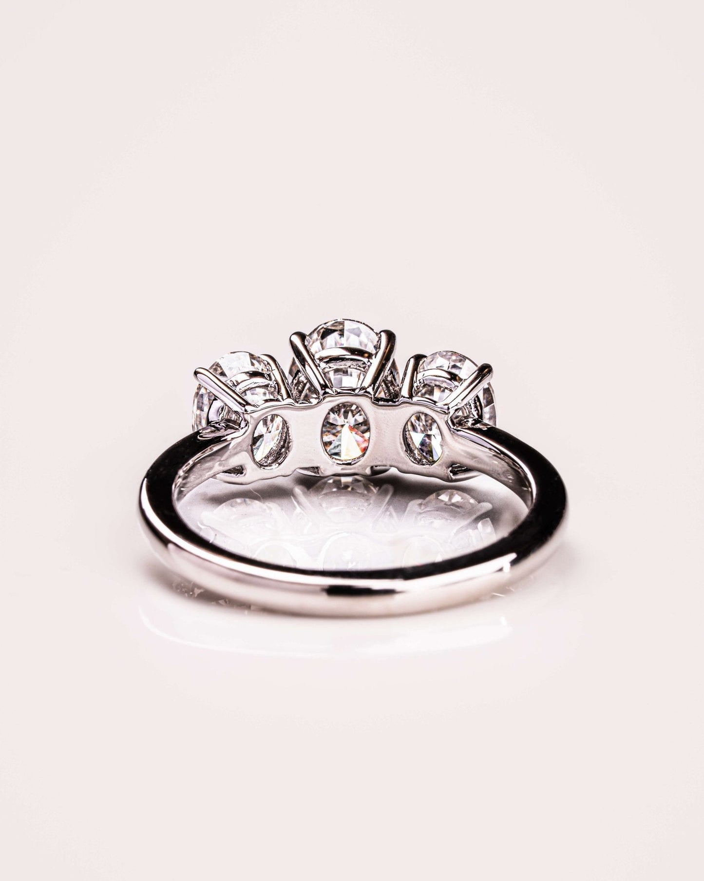 Cushion Hidden Halo Lab Grown Diamond Engagement Ring