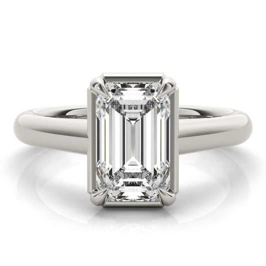 2 CT Round Three Stones Lab Grown Diamond Engagement Ring