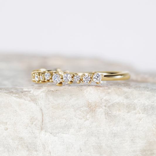 0.37 CT Round Full Eternity Lab Grown Diamond Wedding Band
