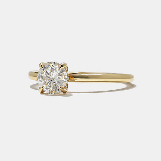 2 CT Round Three Stones Lab Grown Diamond Engagement Ring