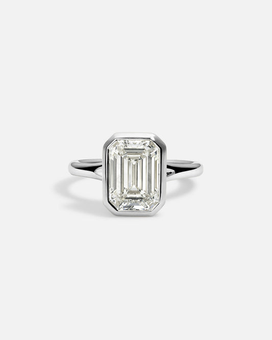 Marquise Cut Cluster Styled Lab Grown Diamond Engagement Ring