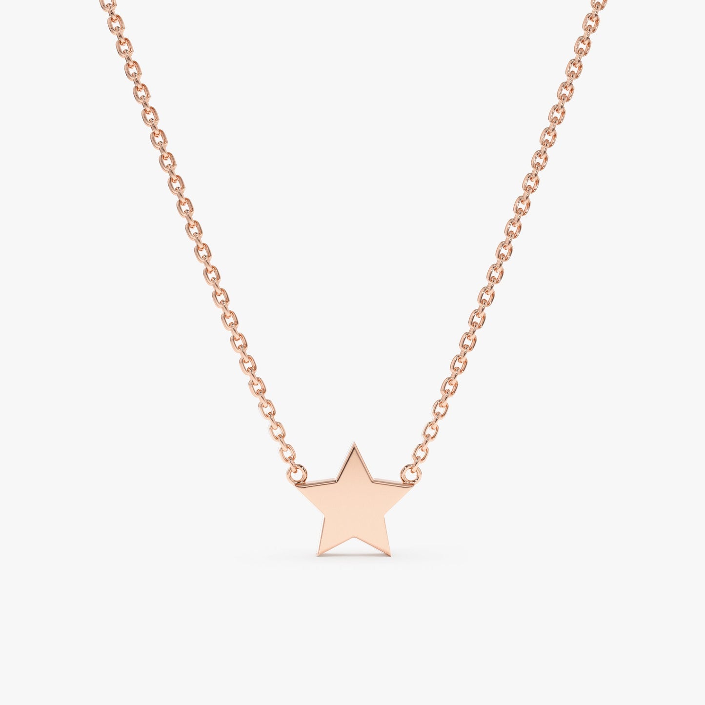 1.0 CT Round Bezel Solitaire Lab Grown Diamond Necklace