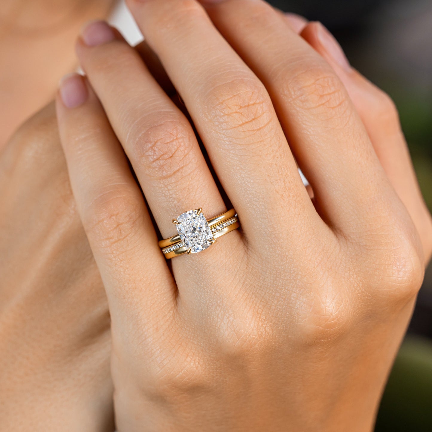 0.37 CT Round Full Eternity Lab Grown Diamond Wedding Band