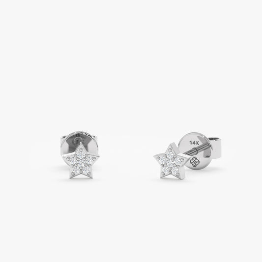 1.0 CT Round Bezel Solitaire Lab Grown Diamond Earrings
