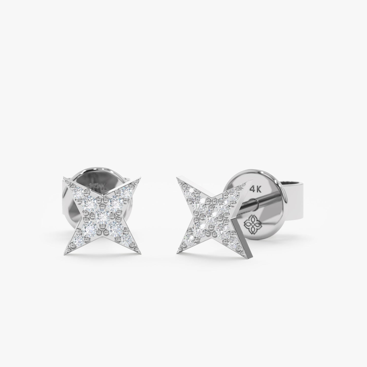 1.0 CT Round Bezel Solitaire Lab Grown Diamond Earrings