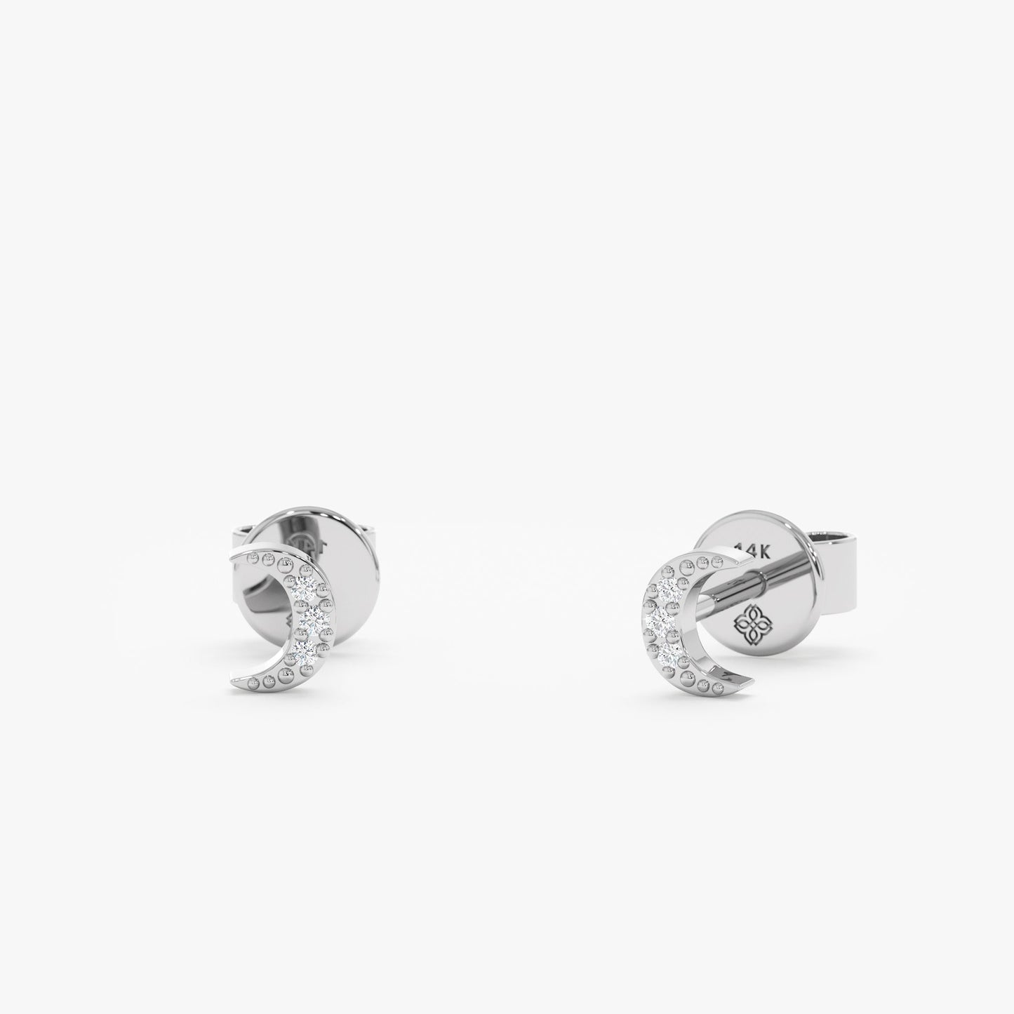 1.0 CT Round Bezel Solitaire Lab Grown Diamond Earrings